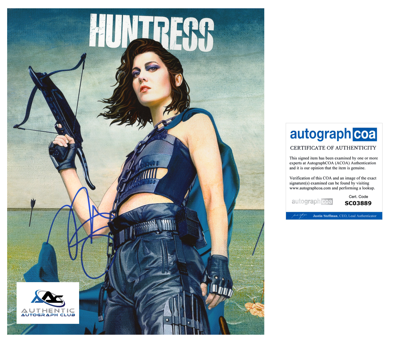 MARY ELIZABETH WINSTEAD AUTOGRAPH SIGNED 8X10 PHOTO BIRDS OF PREY HUNTRESS ACOA