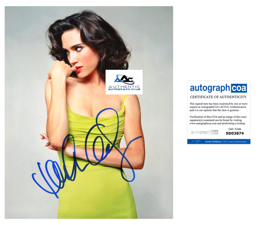 JENNIFER CONNELLY AUTOGRAPH SIGNED 8X10 PHOTO ACOA