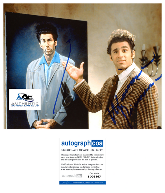 MICHAEL RICHARDS AUTOGRAPH SIGNED 8X10 PHOTO SEINFELD COSMO KRAMER ACOA