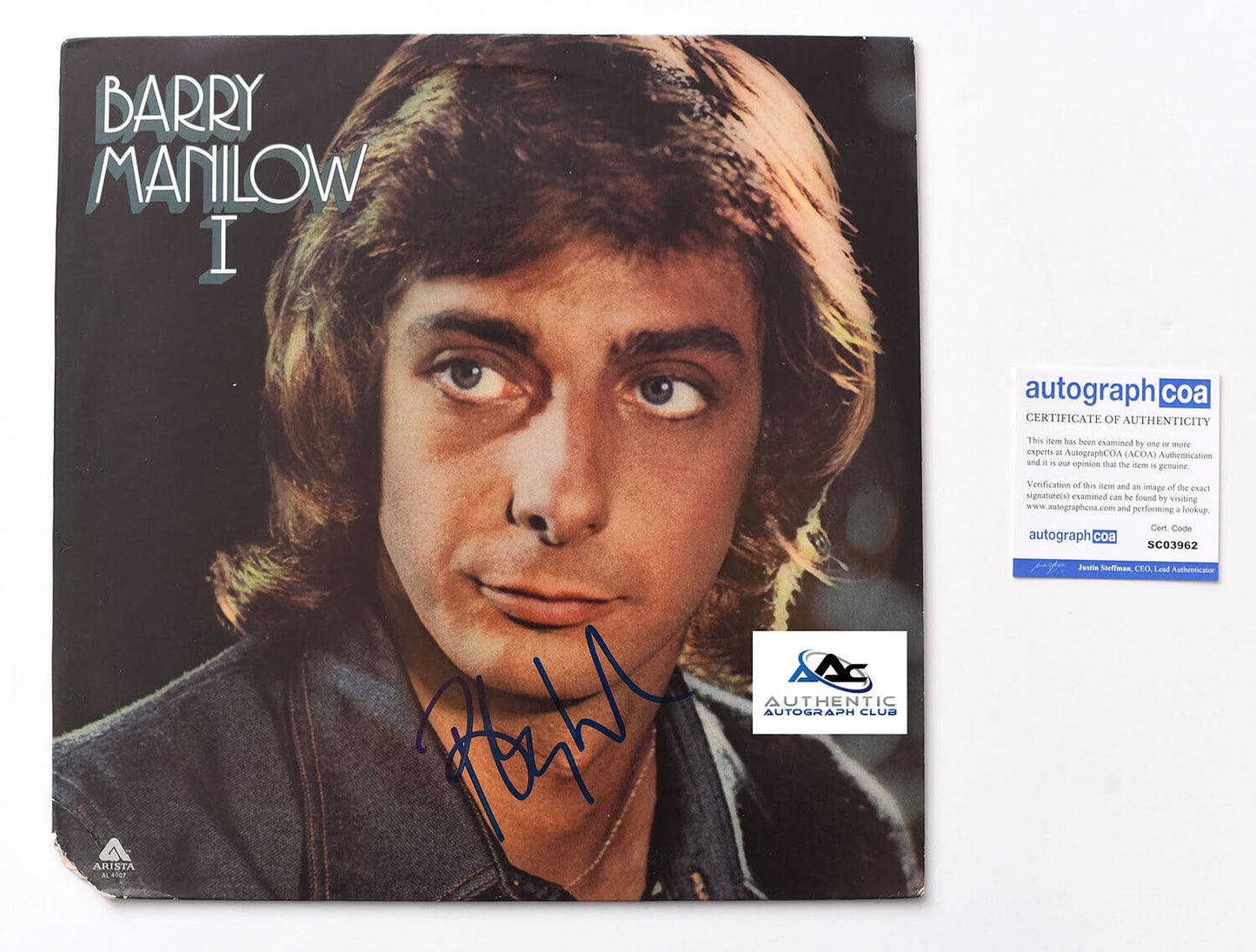 BARRY MANILOW AUTOGRAPH SIGNED I ALBUM VINYL RECORD ACOA