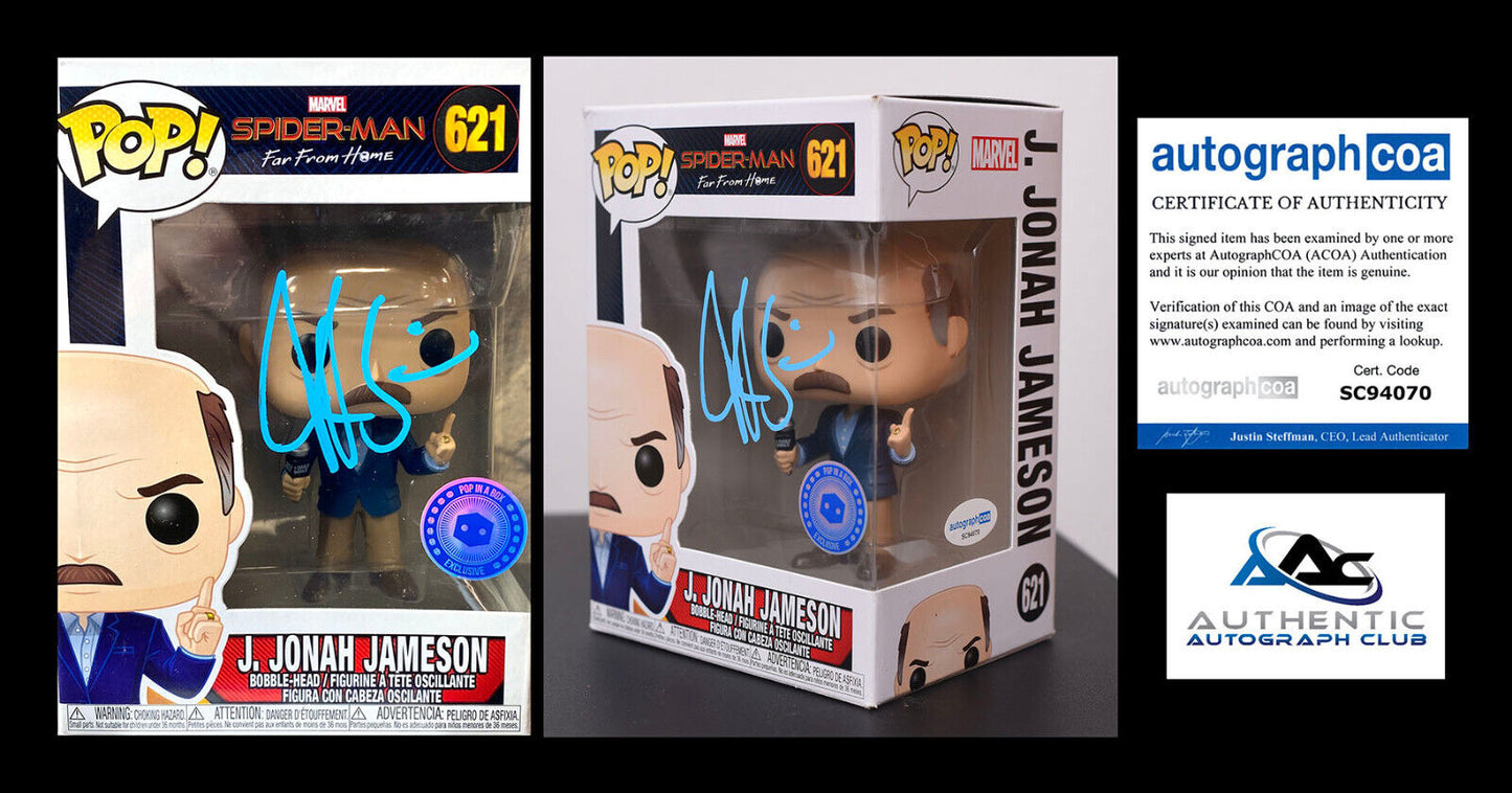 JK J.K. SIMMONS AUTOGRAPH SIGNED FUNKO POP SPIDER-MAN MARVEL ACOA