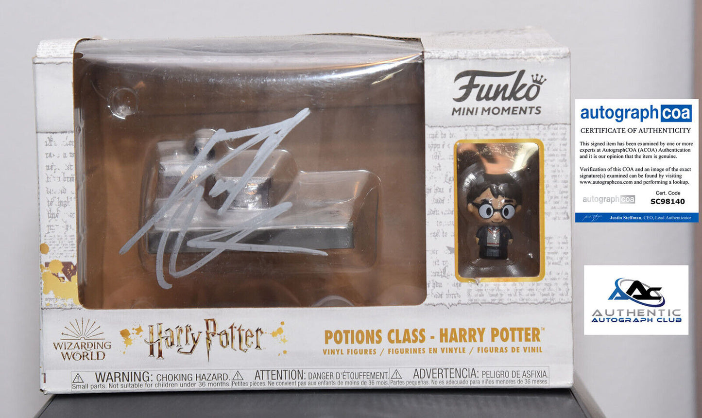 DANIEL RADCLIFFE AUTOGRAPH SIGNED FUNKO POP HARRY POTTER MINI MOMENTS ACOA