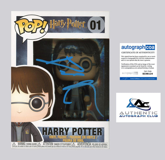 DANIEL RADCLIFFE AUTOGRAPH SIGNED FUNKO POP HARRY POTTER 01 ACOA