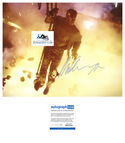 ARNOLD SCHWARZENEGGER AUTOGRAPH SIGNED 11x14 PHOTO TERMINATOR ACOA