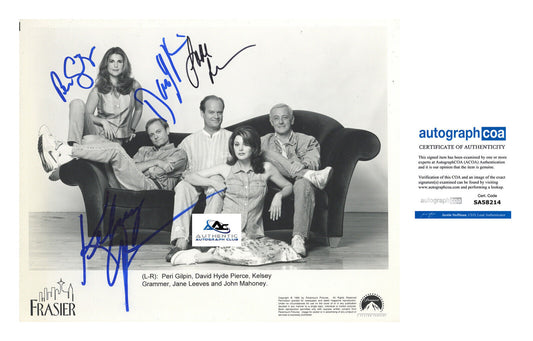 FRASIER TV SHOW CAST KELSEY GRAMMER X4 AUTOGRAPH SIGNED 8x10 PHOTO ACOA