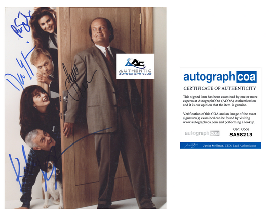 FRASIER TV SHOW CAST KELSEY GRAMMER X4 AUTOGRAPH SIGNED 8x10 PHOTO ACOA