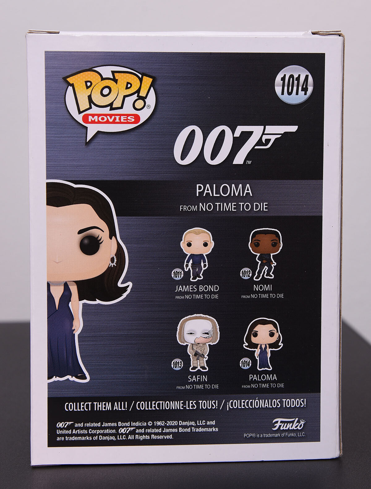 ANA DE ARMAS AUTOGRAPH SIGNED JAMES BOND 007 PALOMA FUNKO POP 1014 ACOA