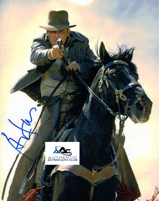 HARRISON FORD AUTOGRAPH SIGNED 11x14 PHOTO INDIANA JONES JSA LOA