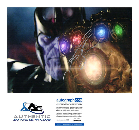 JOSH BROLIN AUTOGRAPH SIGNED 12x18 PHOTO POSTER THANOS AVENGERS ACOA