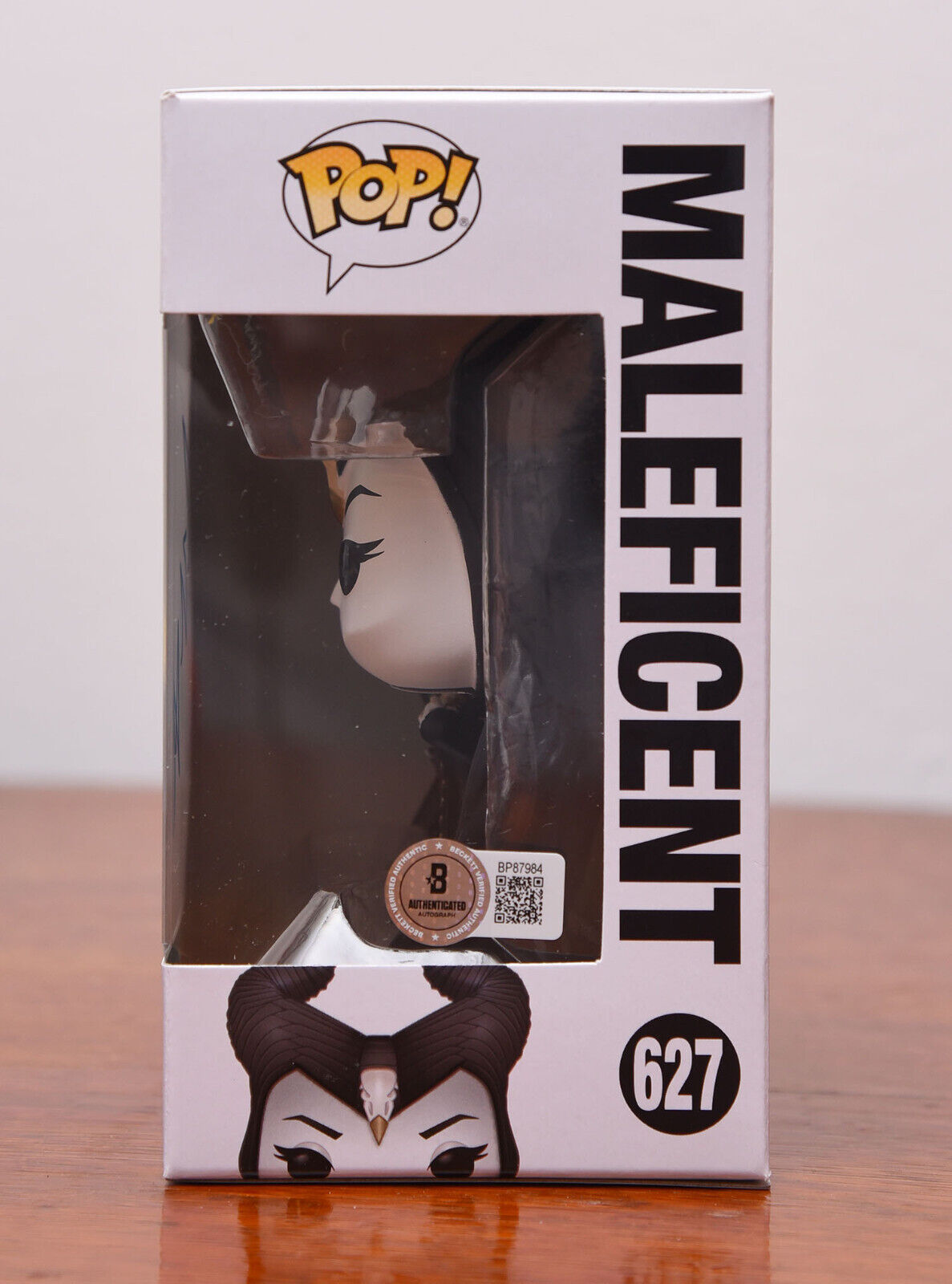 ANGELINA JOLIE AUTOGRAPH SIGNED DISNEY MALEFICENT FUNKO POP #627 BECKETT BAS