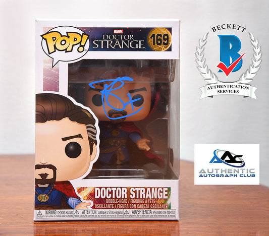 BENEDICT CUMBERBATCH AUTOGRAPH SIGNED MARVEL DR STRANGE FUNKO #169 BECKETT BAS