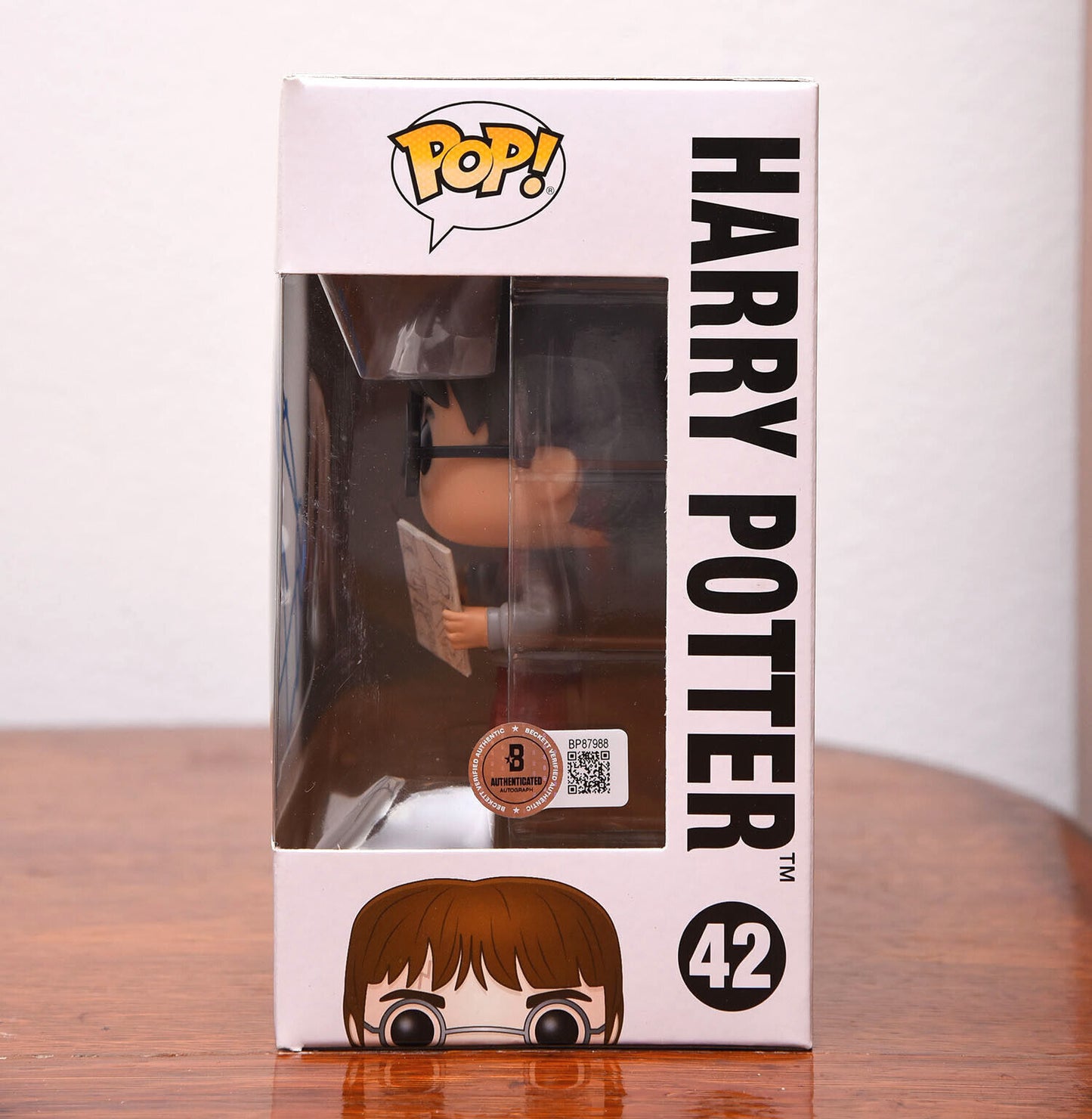 DANIEL RADCLIFFE AUTOGRAPH SIGNED HARRY POTTER FUNKO POP #42 BECKETT BAS