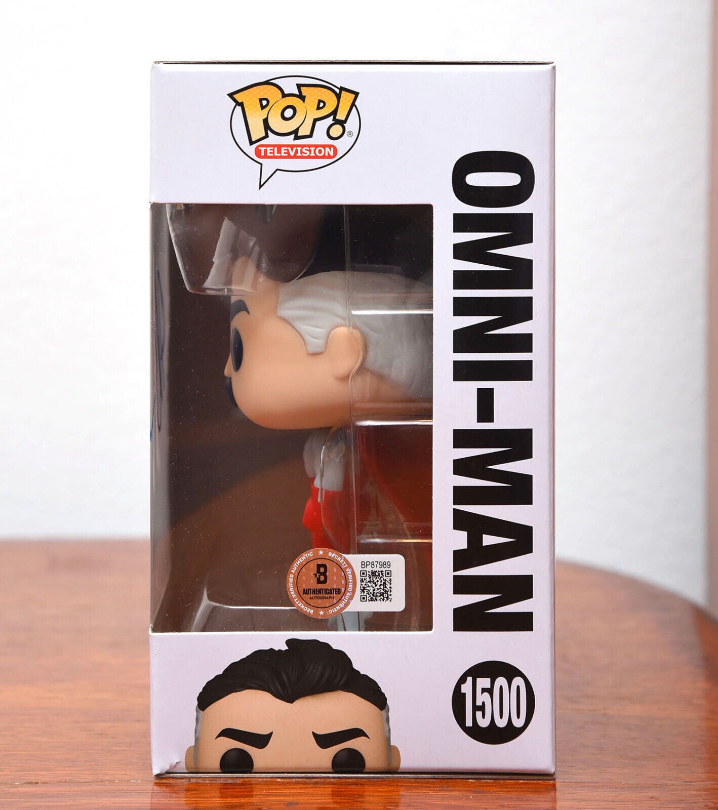 JK J.K. SIMMONS AUTOGRAPH SIGNED INVINCIBLE OMNI-MAN FUNKO POP #1500 BECKETT BAS