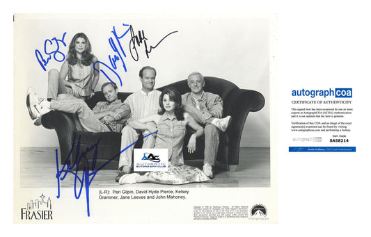FRASIER TV SHOW CAST KELSEY GRAMMER X4 AUTOGRAPH SIGNED 8x10 PHOTO ACOA