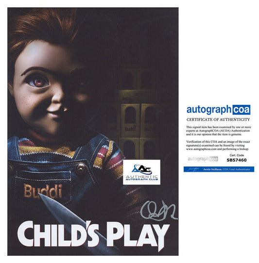 GABRIEL BATEMAN AUTOGRAPH SIGNED 12X18 PHOTO CHILD'S PLAY ACOA