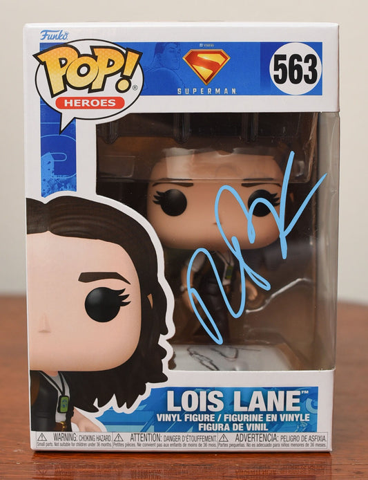 RACHEL BROSNAHAN AUTOGRAPH SIGNED LOIS LANE SUPERMAN FUNKO POP 563