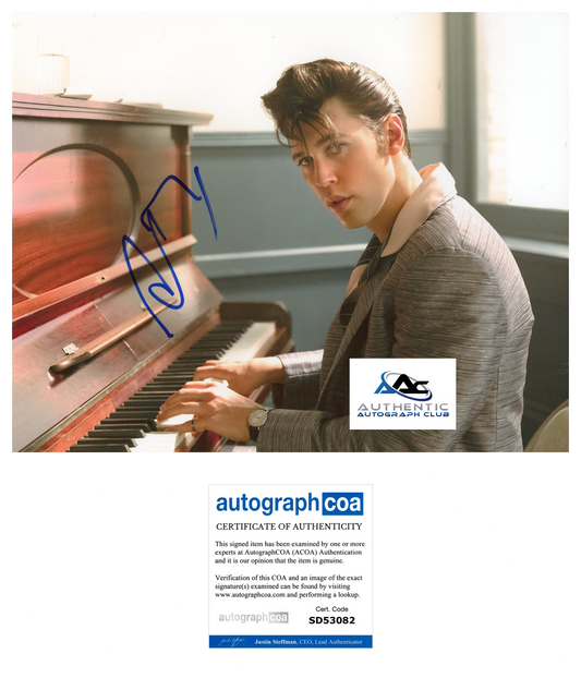 AUSTIN BUTLER AUTOGRAPH SIGNED 8X10 PHOTO ELVIS ACOA