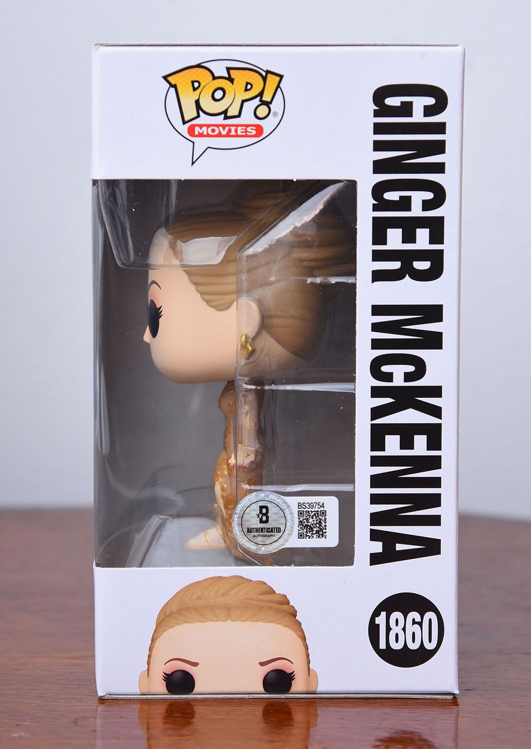 RARE SHARON STONE AUTOGRAPH SIGNED FUNKO POP GINGER MCKENNA CASINO BAS BECKETT