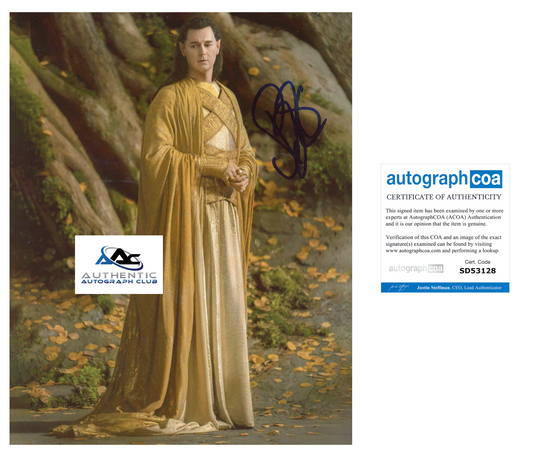 BENJAMIN WALKER AUTOGRAPH SIGNED 8x10 PHOTO THE RINGS OF POWER LOTR ACOA