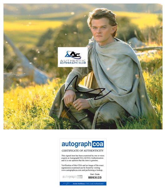 ROBERT ARAMAYO AUTOGRAPH SIGNED 8x10 PHOTO THE RINGS OF POWER ACOA