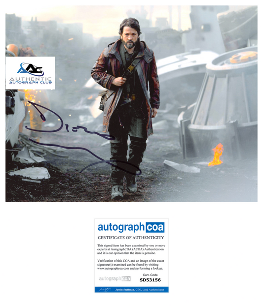 DIEGO LUNA AUTOGRAPH SIGNED 8X10 PHOTO STAR WARS ROGUE ONE CAPTAIN CASSAIN ACOA