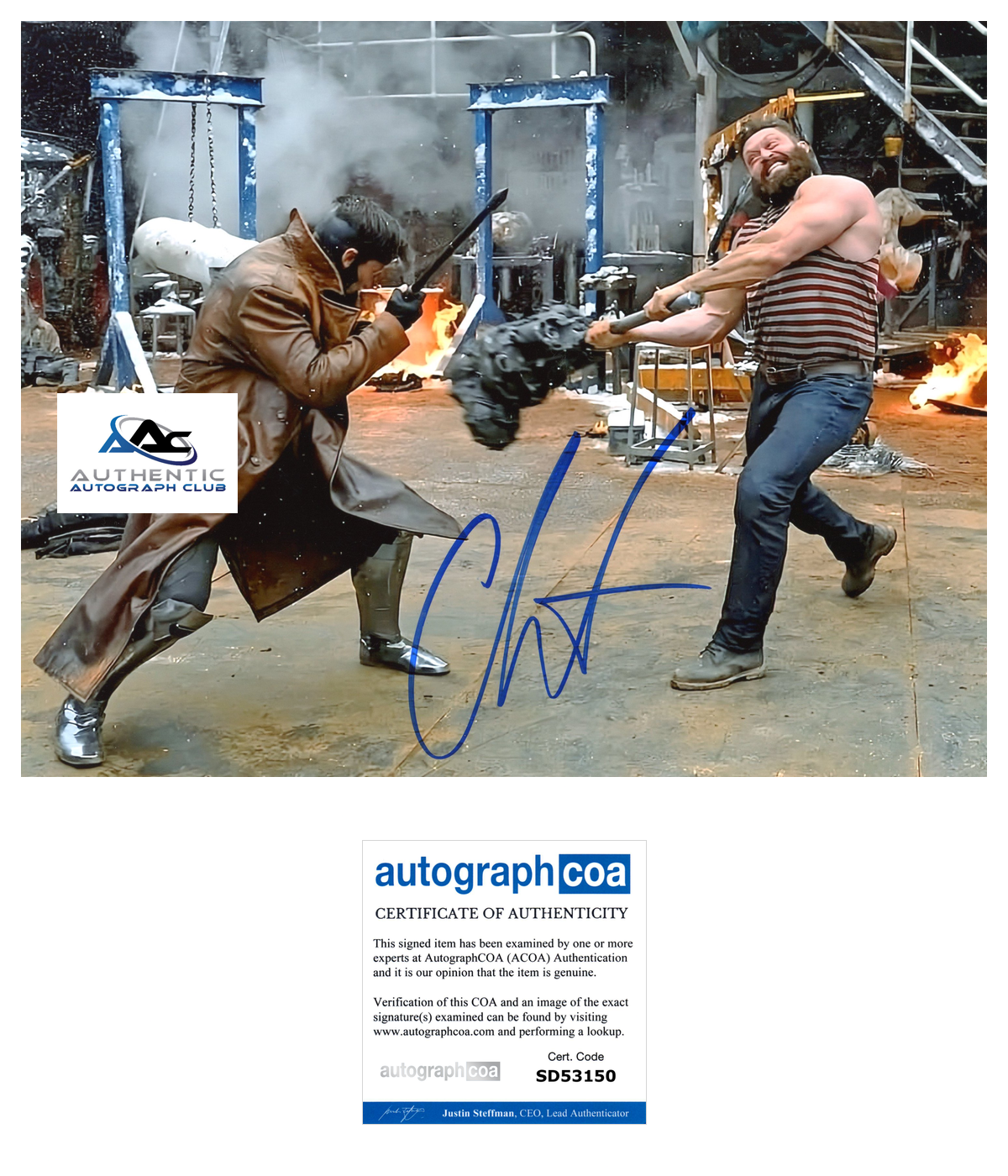 CHANNING TATUM AUTOGRAPH SIGNED 8X10 PHOTO GAMBIT MARVEL ACOA