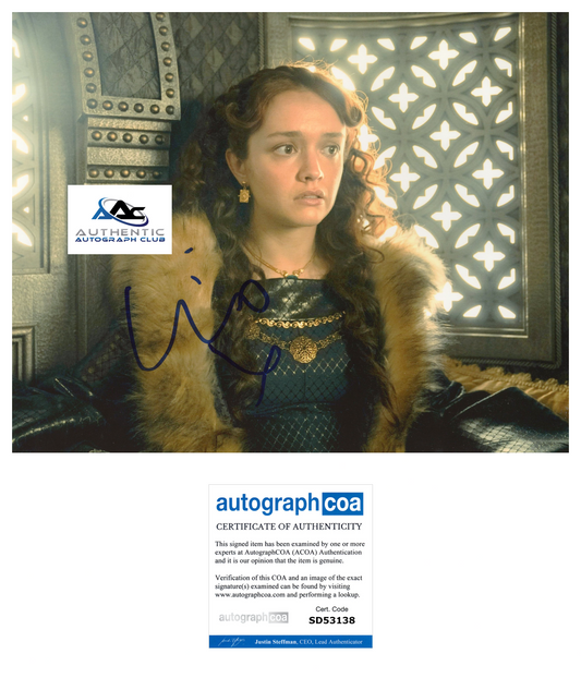OLIVIA COOKE AUTOGRAPH SIGNED 8X10 PHOTO HOUSE OF THE DRAGON ACOA