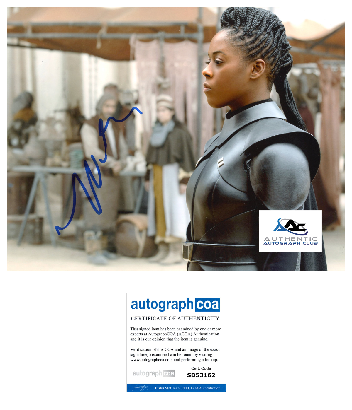 MOSES INGRAM AUTOGRAPH SIGNED 8x10 PHOTO STAR WARS ACOA