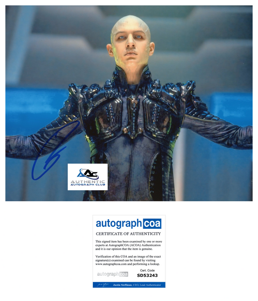TOM HARDY AUTOGRAPH SIGNED 8x10 PHOTO STAR TREK NEMESIS ACOA