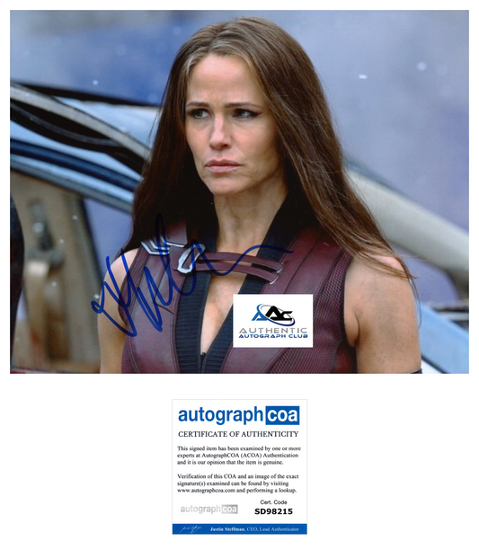 JENNIFER GARNER AUTOGRAPH SIGNED 8x10 PHOTO MARVEL ELEKTRA ACOA