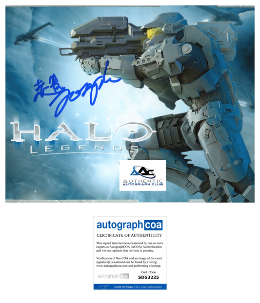 JOSEPH CHOU AUTOGRAPH SIGNED 8X10 PHOTO HALO LEGENDS ACOA