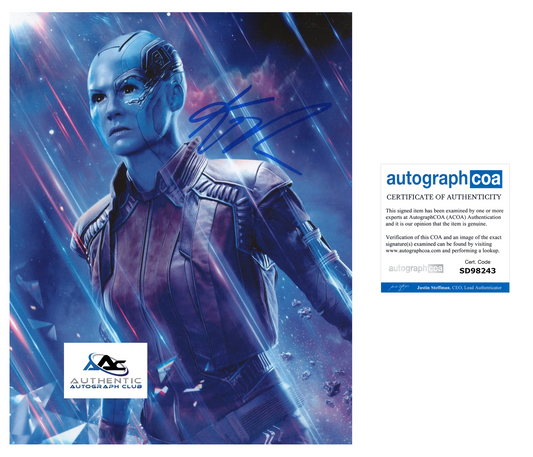 KAREN GILLAN AUTOGRAPH SIGNED 8x10 PHOTO NEBULA GUARDIANS OF THE GALAXY ACOA