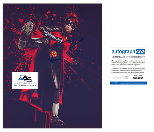 CHRISTOPER MINTZ-PLASSE AUTOGRAPH SIGNED 8x10 PHOTO KICK-ASS ACOA