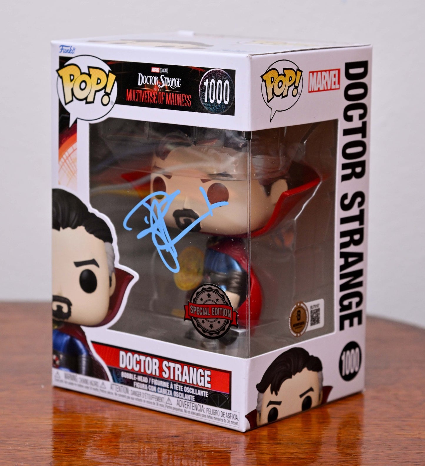 BENEDICT CUMBERBATCH AUTOGRAPH SIGNED DOCTOR STRANGE FUNKO MARVEL BECKETT BAS