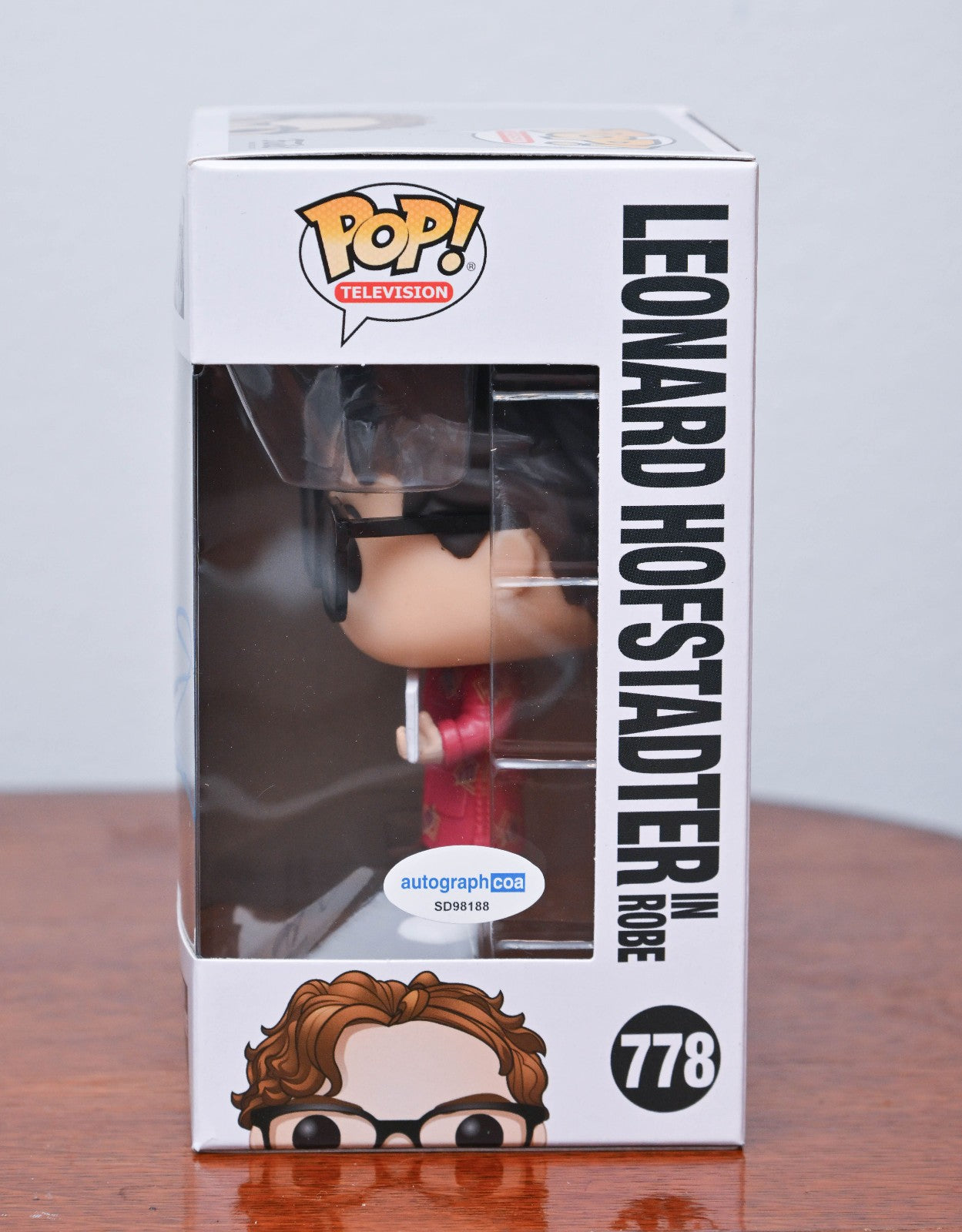 JOHNNY GALECKI AUTOGRAPH SIGNED BIG BANG THEORY FUNKO POP 778 ACOA