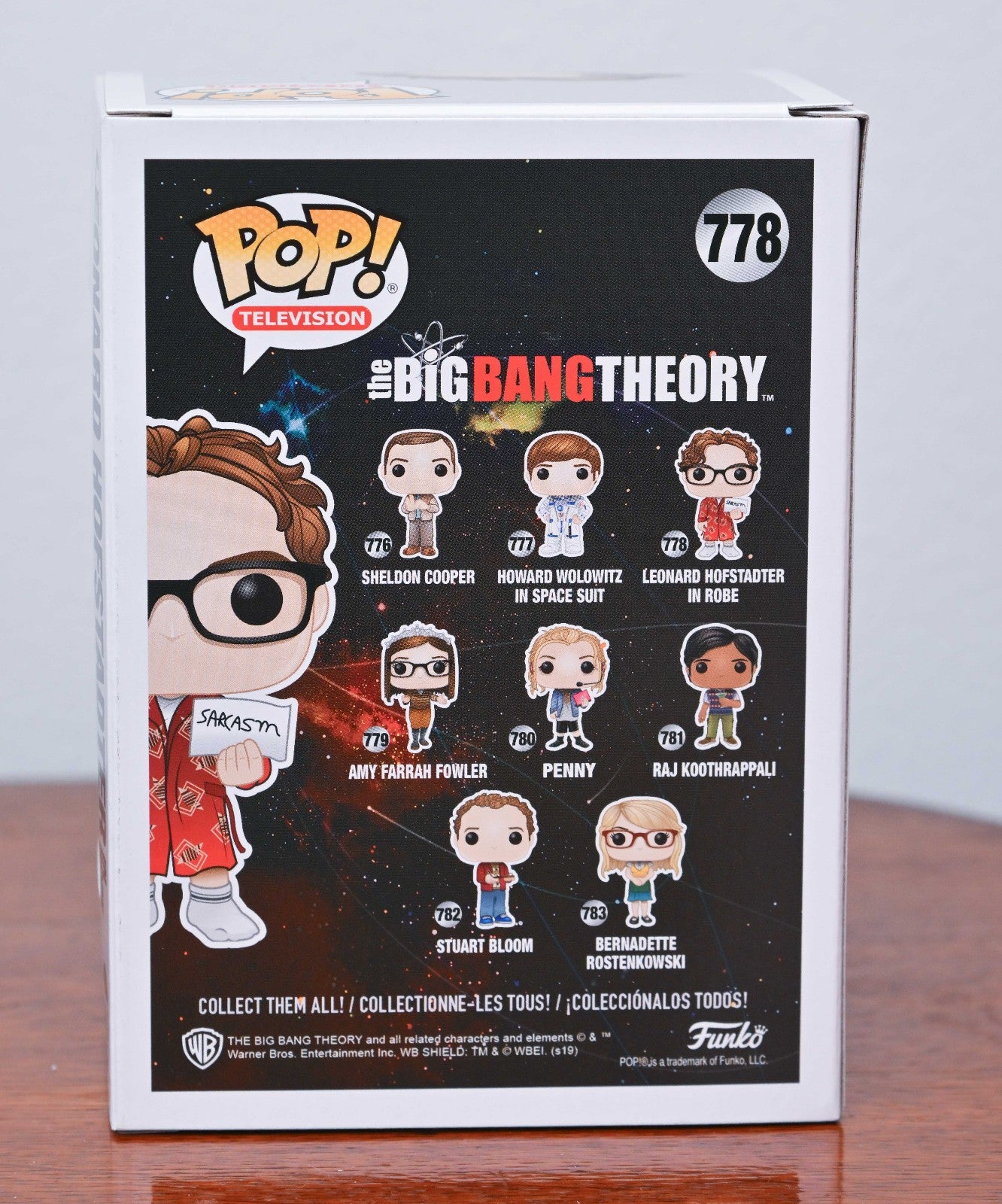JOHNNY GALECKI AUTOGRAPH SIGNED BIG BANG THEORY FUNKO POP 778 ACOA