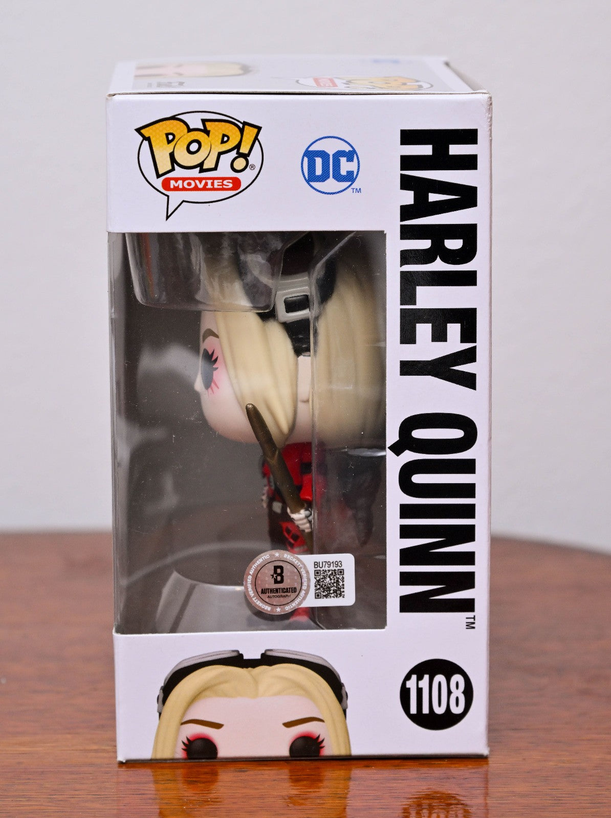 MARGOT ROBBIE AUTOGRAPH SIGNED SUICIDE SQUAD HARLEY QUINN FUNKO POP BECKETT BAS