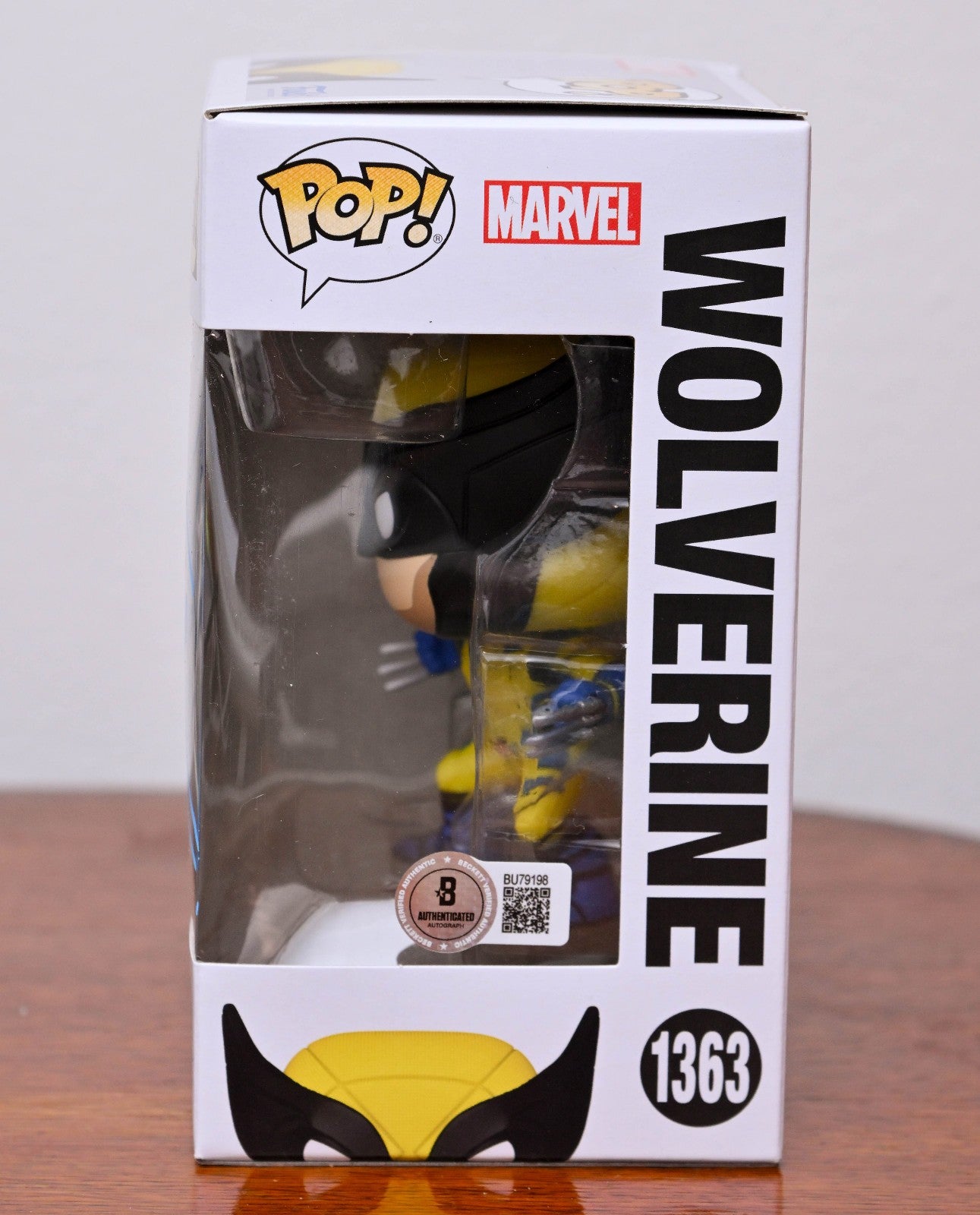 HUGH JACKMAN AUTOGRAPH SIGNED WOLVERING DEADPOOL FUNKO POP MARVEL BECKETT BAS