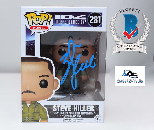 WILL SMITH AUTOGRAPH SIGNED INDEPENDENCE DAY FUNKO POP 281 BECKETT BAS