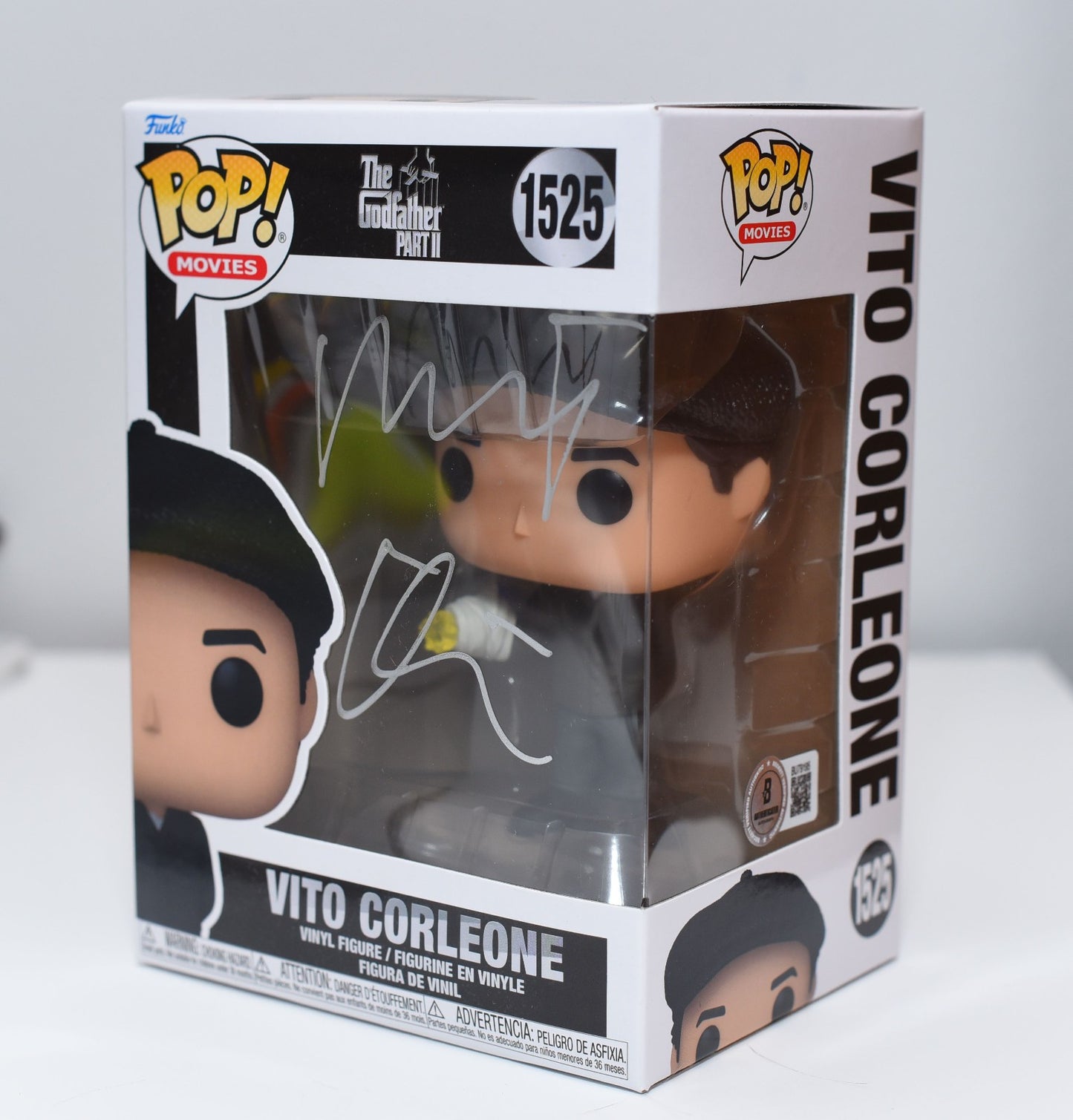 ROBERT DENIRO AUTOGRAPH SIGNED VITO CORLEONE FUNKO POP GODFATHER II BECKETT BAS
