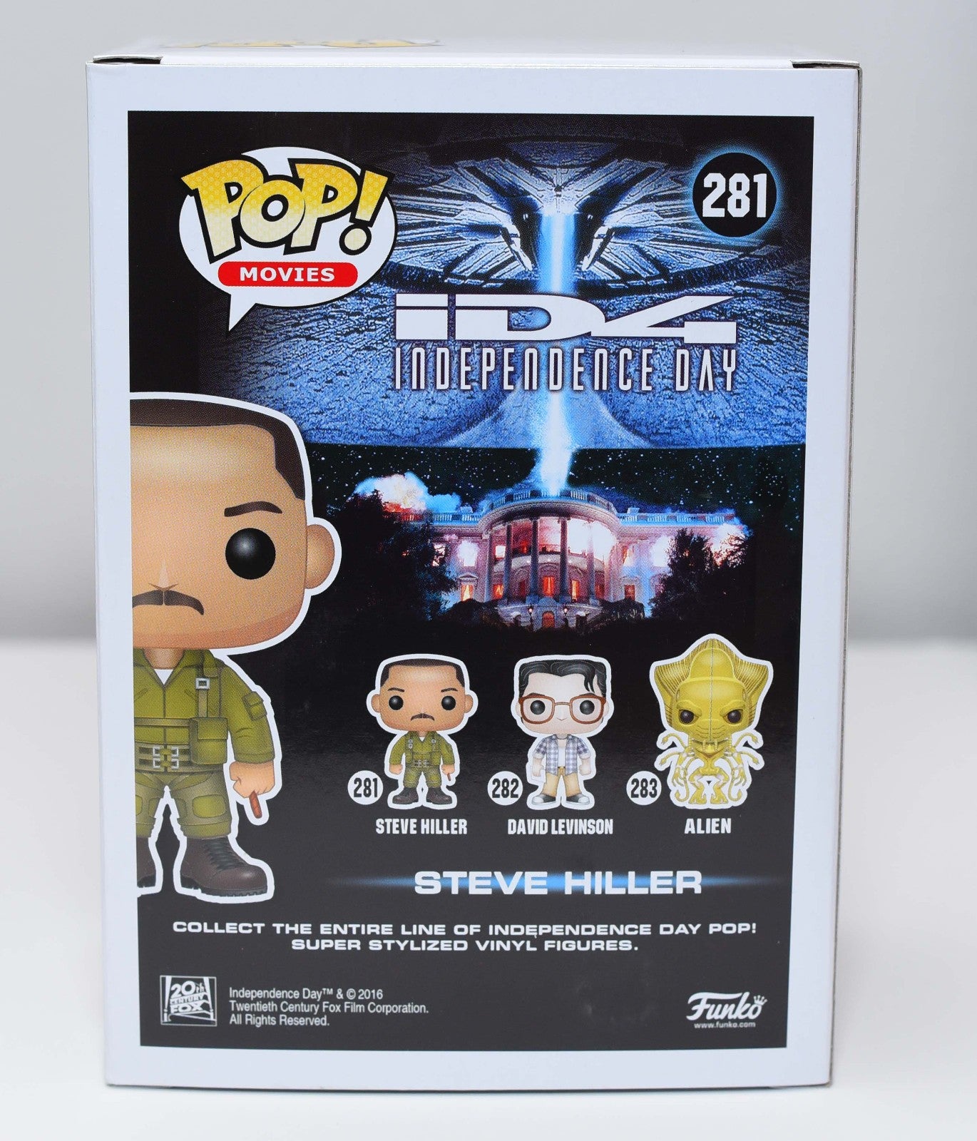 WILL SMITH AUTOGRAPH SIGNED INDEPENDENCE DAY FUNKO POP 281 BECKETT BAS