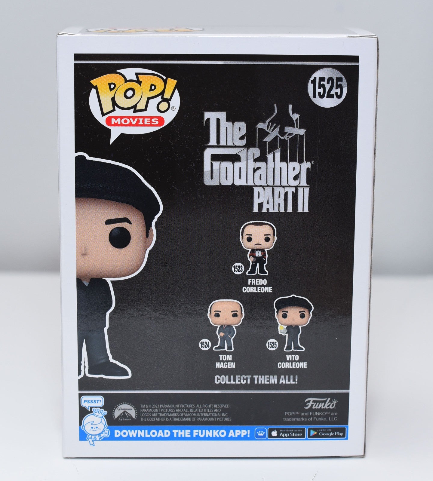 ROBERT DENIRO AUTOGRAPH SIGNED VITO CORLEONE FUNKO POP GODFATHER II BECKETT BAS
