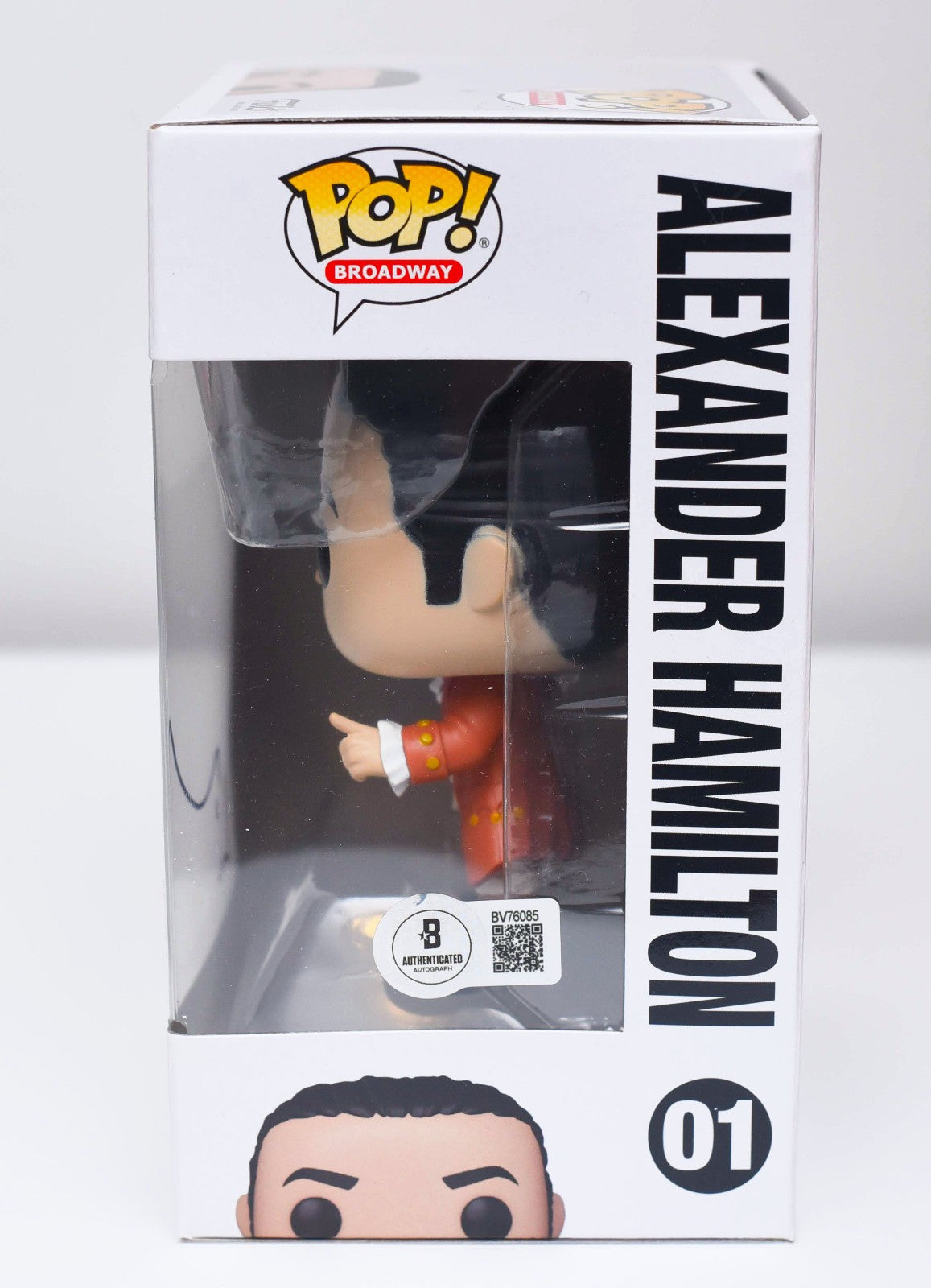LIN MANUEL MIRANDA AUTOGRAPH SIGNED ALEXANDER HAMILTON FUNKO POP 01 BECKETT BAS