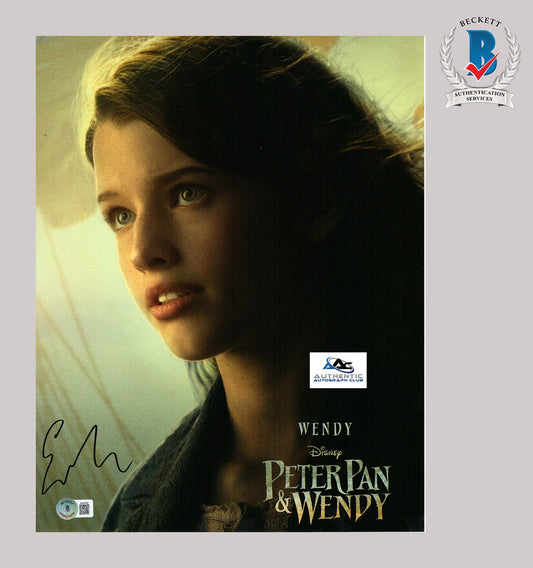 EVER ANDERSON AUTOGRAPH SIGNED 11X14 PHOTO PETER PAN WENDY BECKETT BAS
